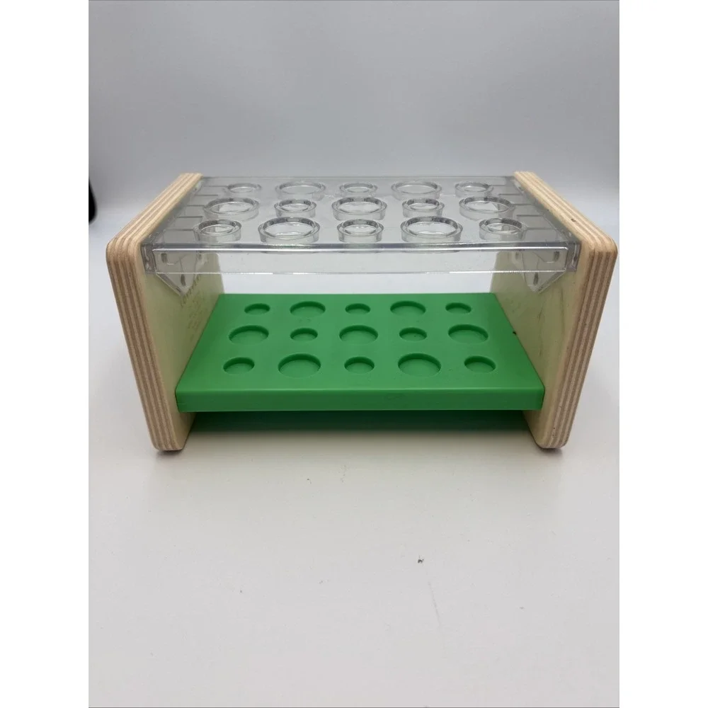 Lovevery‎ The Companion Green Posting Peg Replacement Wooden Organizer